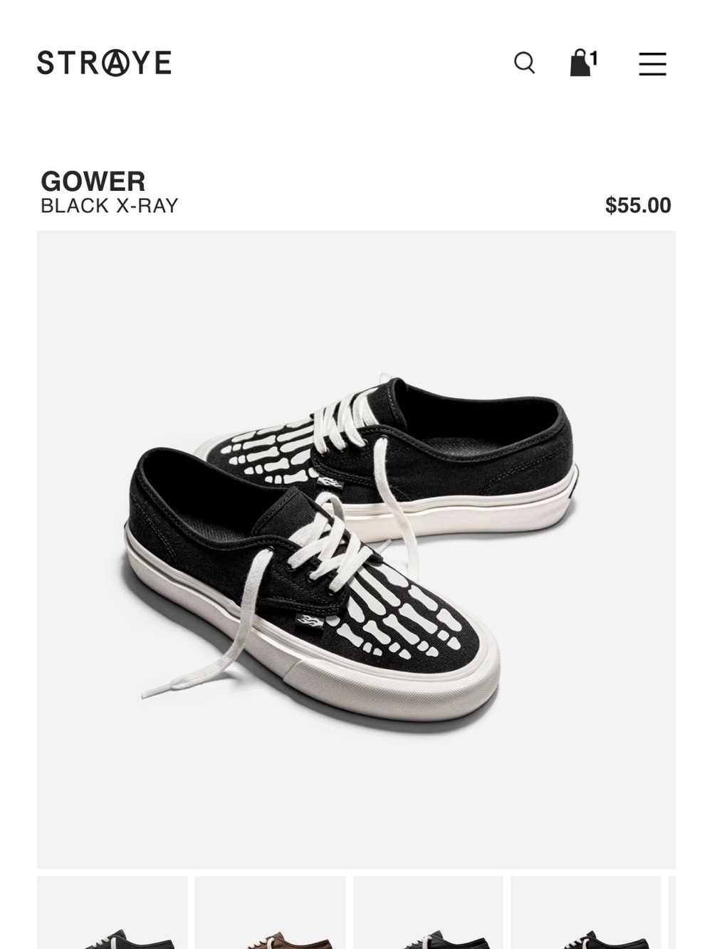 STRAYE GOWER SKATE SHOE